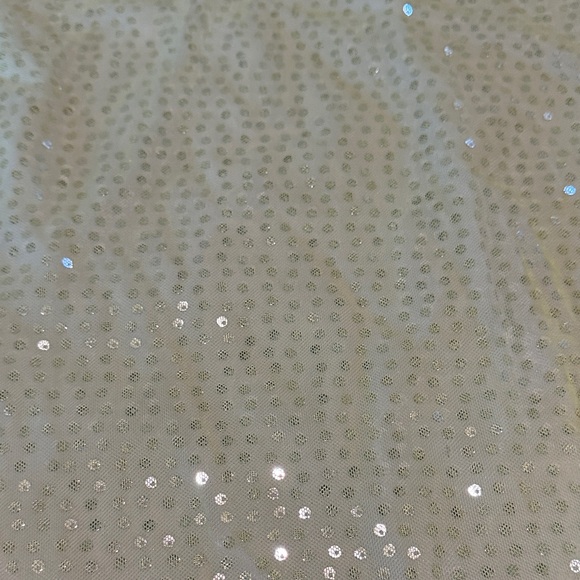 Sequin Yellow Tank Top Dana BUCHMAN size OX - Picture 10 of 17